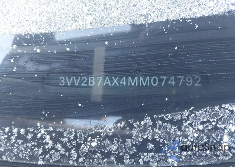 2021 Volkswagen Tiguan 2.0T Se/2.0T Se R-Line Black/2.0T Sel из США, поврежденный, VIN 3VV2B7AX4MM074792